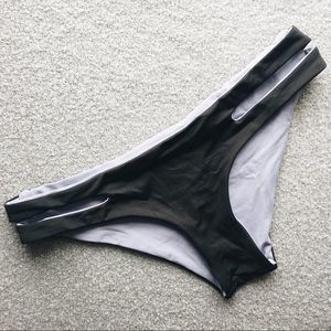 Lspace gray bikini bottoms